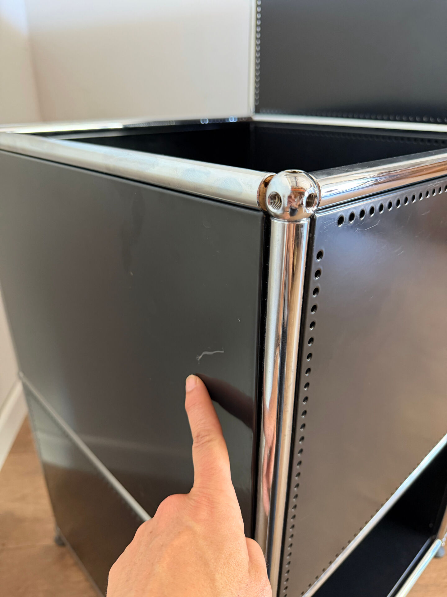Meuble modulable USM Haller noir