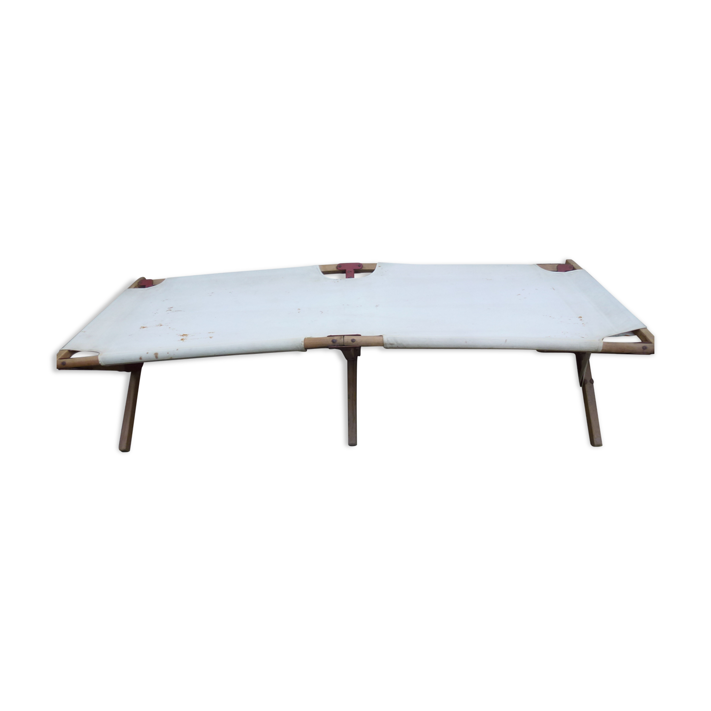 Two war military camp lit