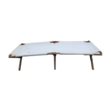 Two war military camp lit