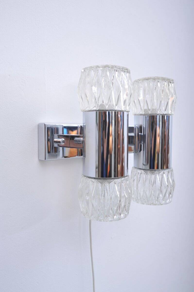 Double wall lamp by Staff Leuchten, 1960s