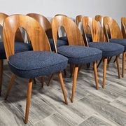 Chaises de salle à manger par Antonin Suman, années 1960, lot de 10