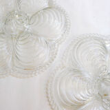 Pair of oyster plates