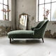 Meridian Napoleon III green velvet