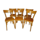 Suite 6 chaises de bistrot vintage 1965