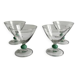 Verres cocktail vintage
