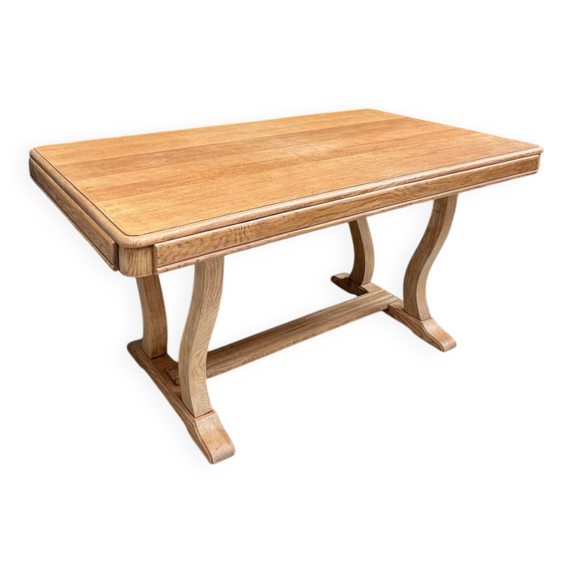 Art Deco extendable oak table (renovated)