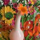 Opaline soliflore vase
