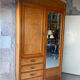 Art Deco hotel-style Parisian wardrobe chest or