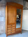 Art Deco hotel-style Parisian wardrobe chest or