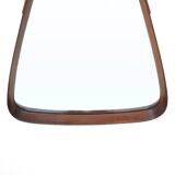 Vintage mirror with a teak frame, 1960s.