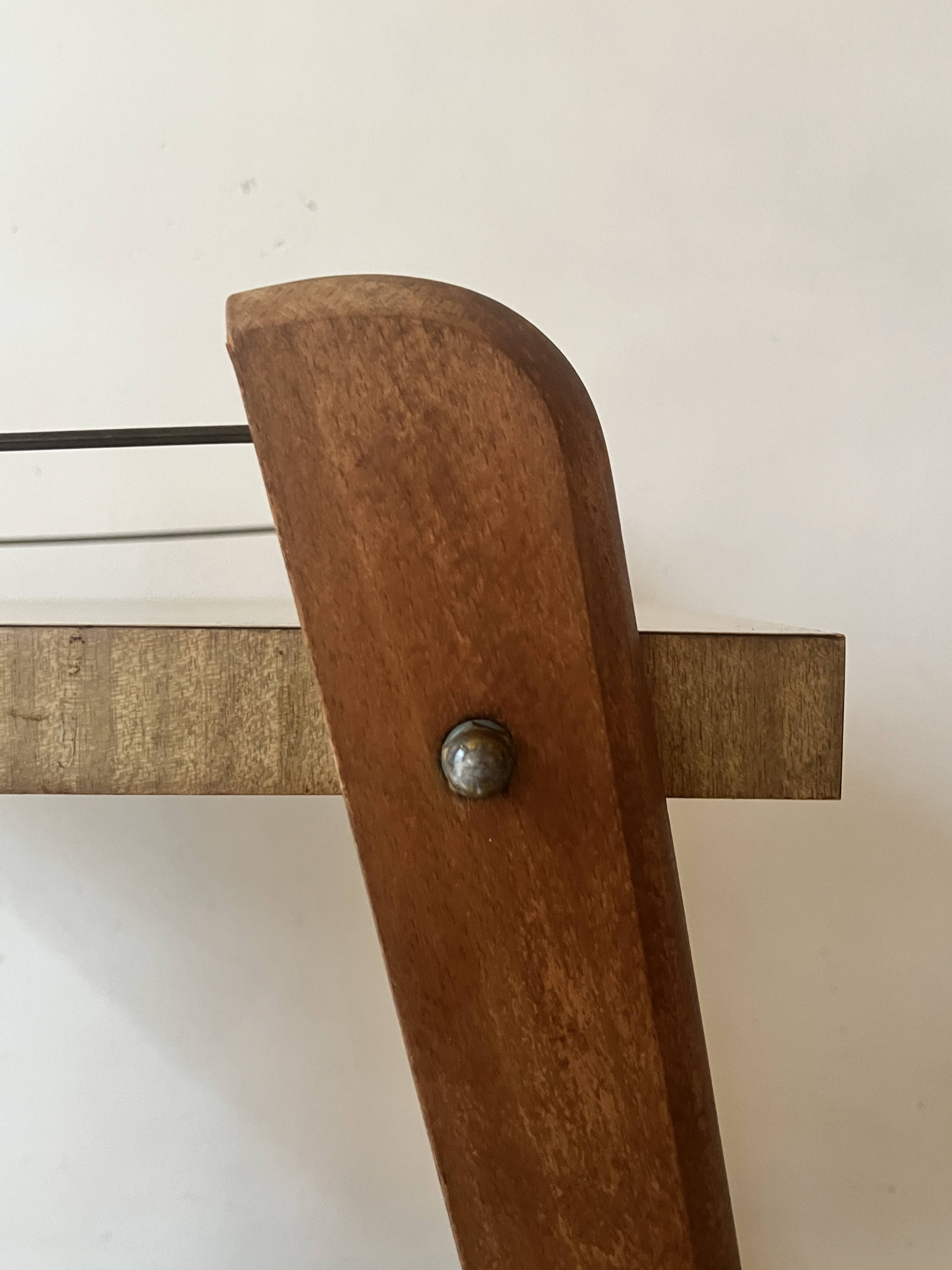 Wooden bar cabinet, French design 1950.