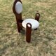 Vintage dining chair by Szeleczky, 1960s