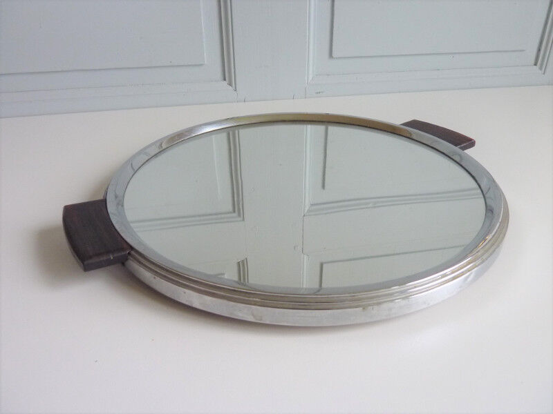 Round mirror tray