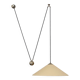 Large Adjustable Pendant Lamp with Counterweight by Florian Schulz