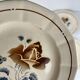 Set de 6 Assiettes à dessert Sarreguemines motif fleur , première moitié du