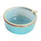 Blue and gold ashtray