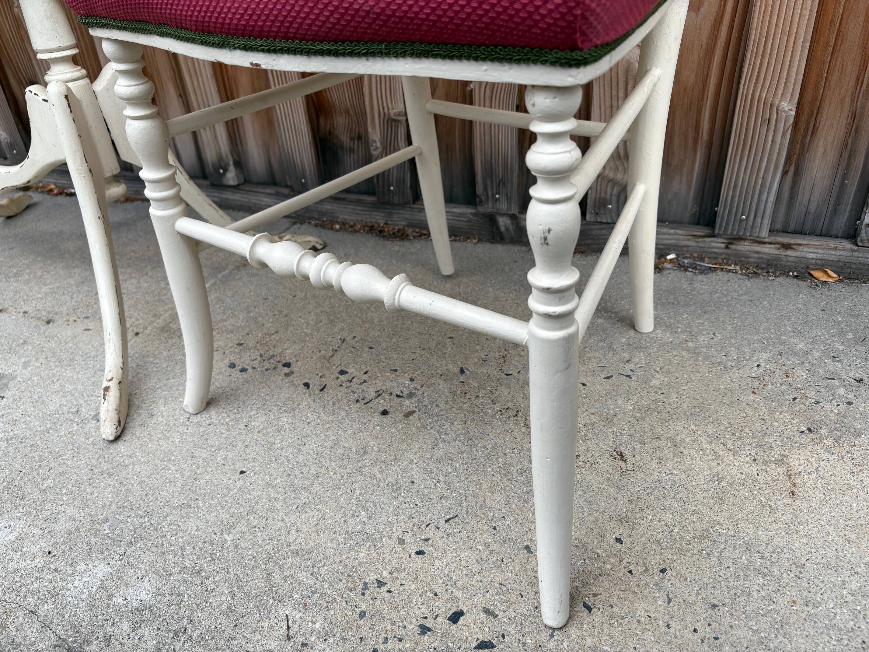 Antique dressing table with Napoleon III style chair