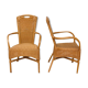 Paire de fauteuils en rotin