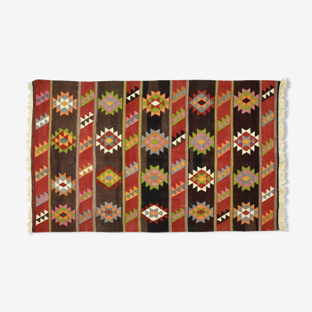 Anatolian handmade kilim rug 266 cm x 160 cm