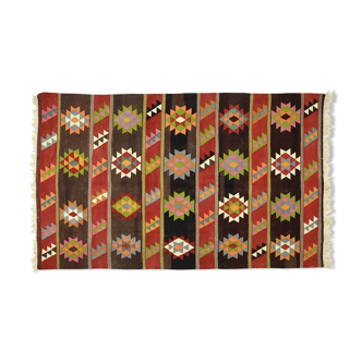 Anatolian handmade kilim rug 266 cm x 160 cm