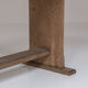 Rustic side table in elm from France, designed and handmade in the 1950s.