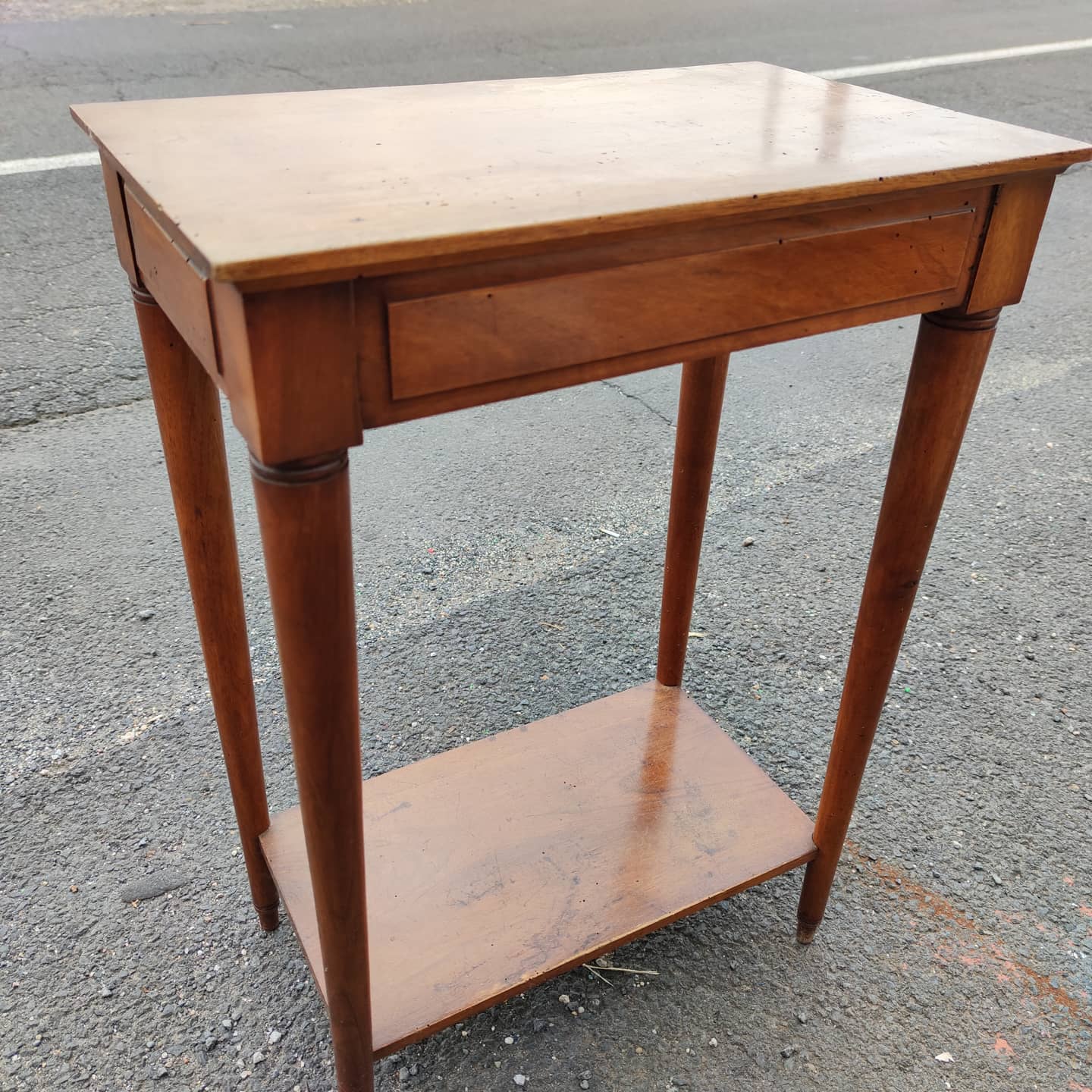 Console en noyer du XIX siècle