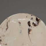 SET OF 4 GLAZED CERAMIC BREAKFAST PLATES