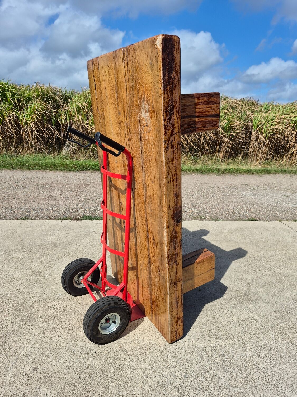150 cm vintage solid oak rustic brutalist wabi sabi beam coffee table