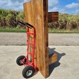 150 cm vintage solid oak rustic brutalist wabi sabi beam coffee table