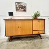Vintage compass foot sideboard