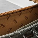 Doimo Salotti 1970s vintage convertible armchair bed in fabric