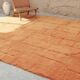 Large Mrirt rug 330×310 cm – Luxury Berber rug in terracotta wool, GO-969
