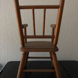 Wooden chair for dolls, early 20th century