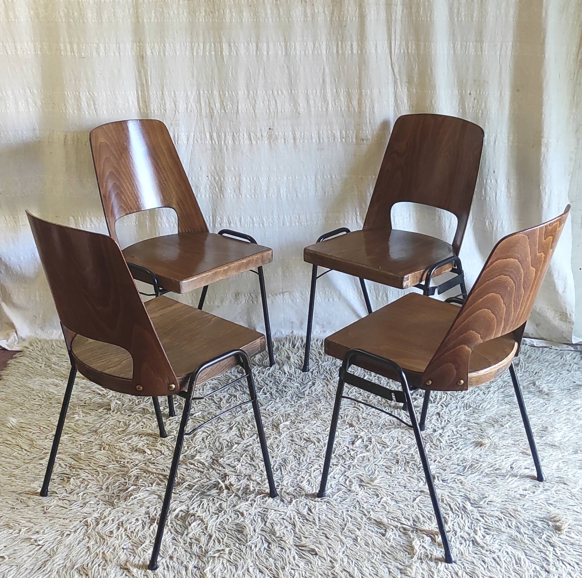 Baumann chairs model Manathan - 1960s/70s