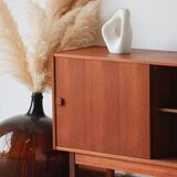 Vintage Scandinavian teak sideboard – Domino Mobler – 1960s