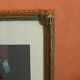 Old golden photo frame