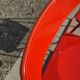 Set 5 vintage TED folding chairs IKEA red 1980s Nield Gammelgaard