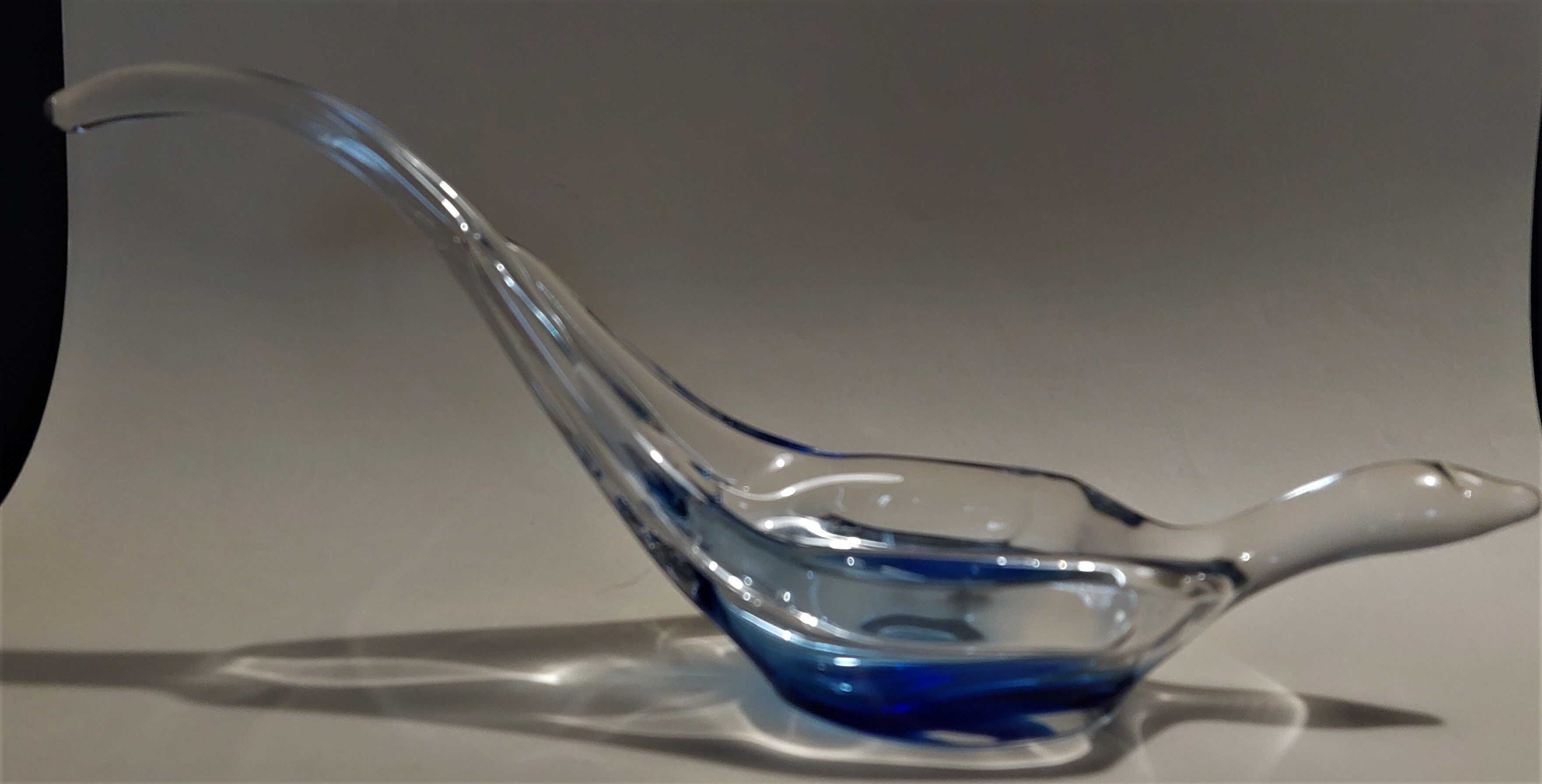 Bayel crystal cup signed bird