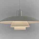 White pendant light PH 4/3 by Poul Henningsen for Louis Poulsen. Denmark 1970s