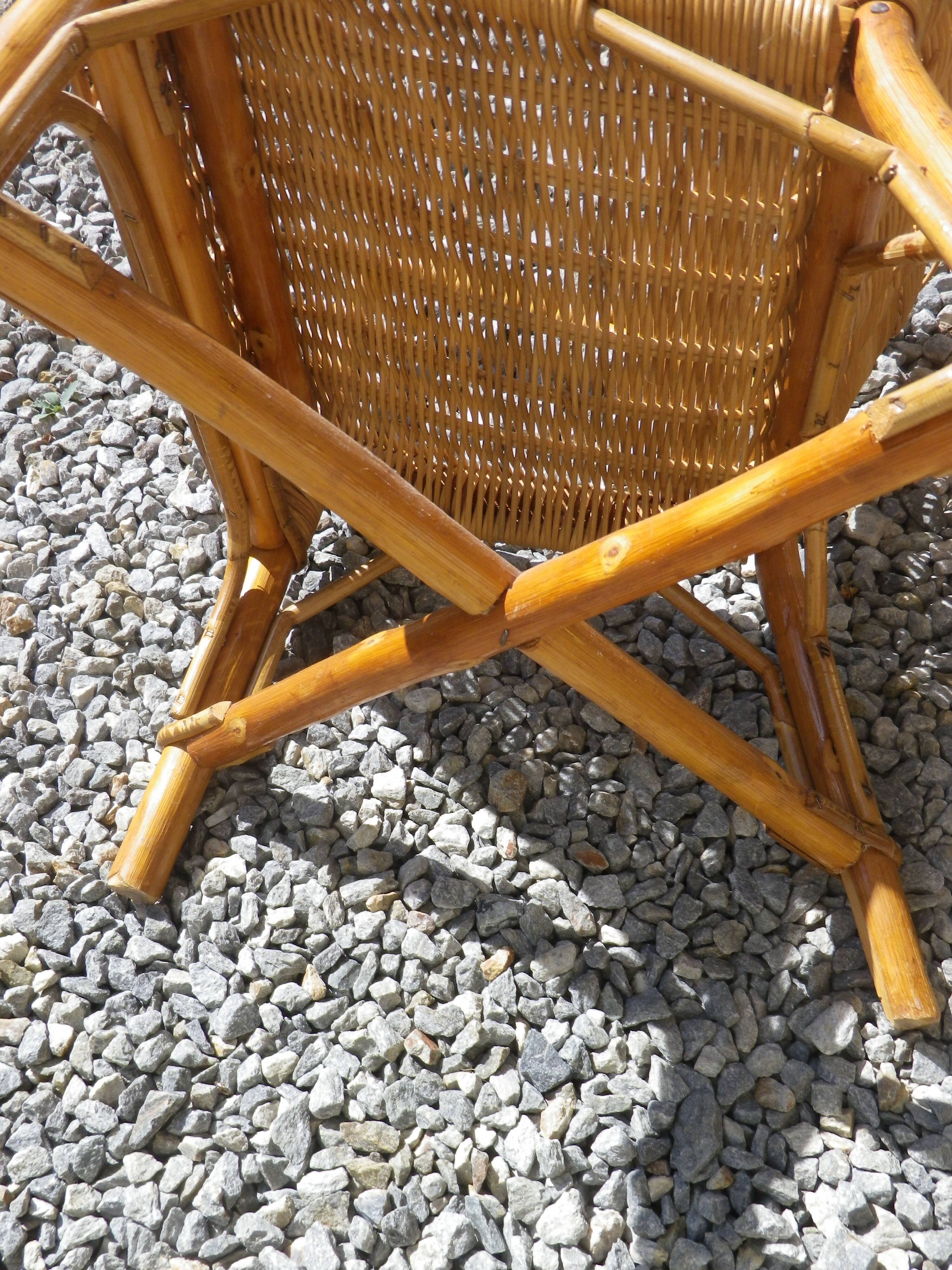 children's rattan armchair