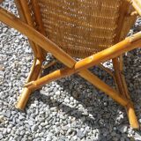 fauteuil rotin enfant