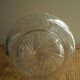 old pitcher carafe cut crystal art table vintage crystal pitcher