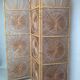 Vintage rattan screen