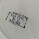 6 old E.C. Salins “Les Épis” ironstone soup plates