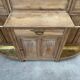 Large oak entrance hall wardrobe, early 20th century