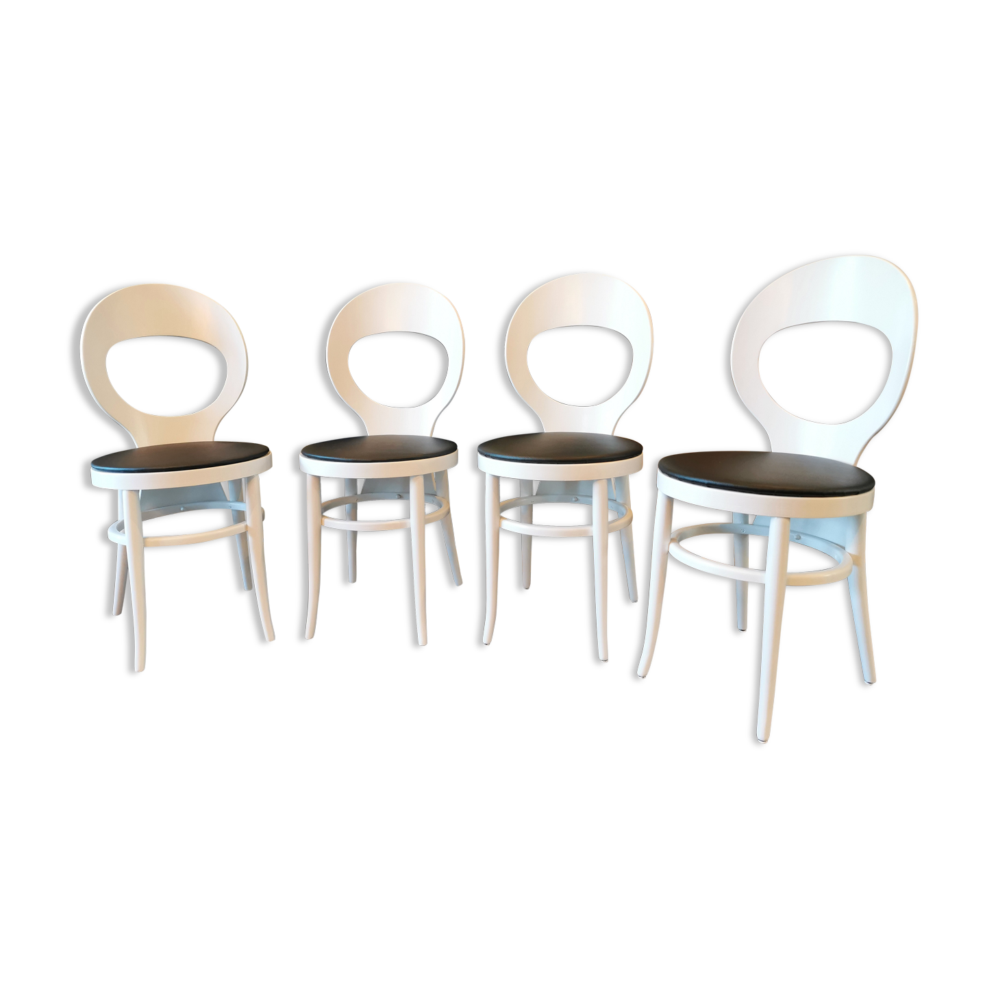 Lot de 4 chaises bistrot Baumann Mouette