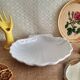 White shell dish Emile Henry France vintage
