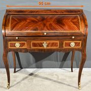 Mahogany and Rosewood Cylinder Desk, Louis XV period – 1st part XVI