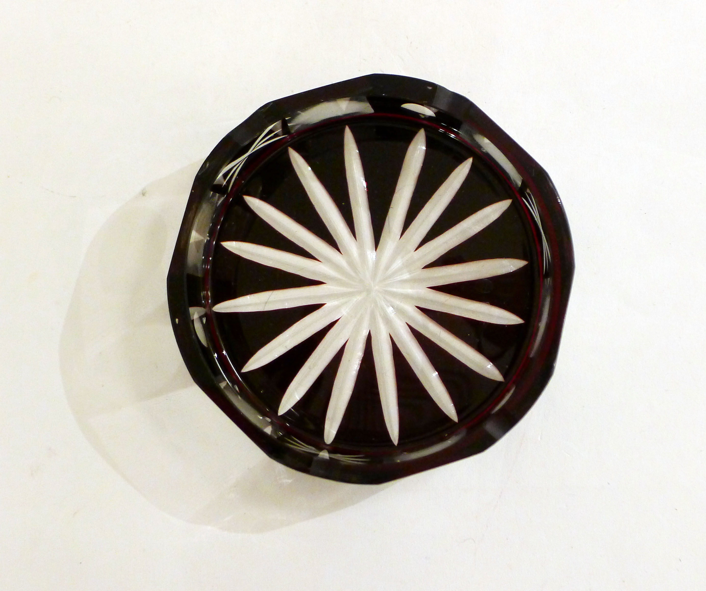 Bohemian Crystal Ashtray