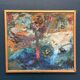 Original Swedish Oil on Panel – “Abstract Composition” by Ulf Eriksson